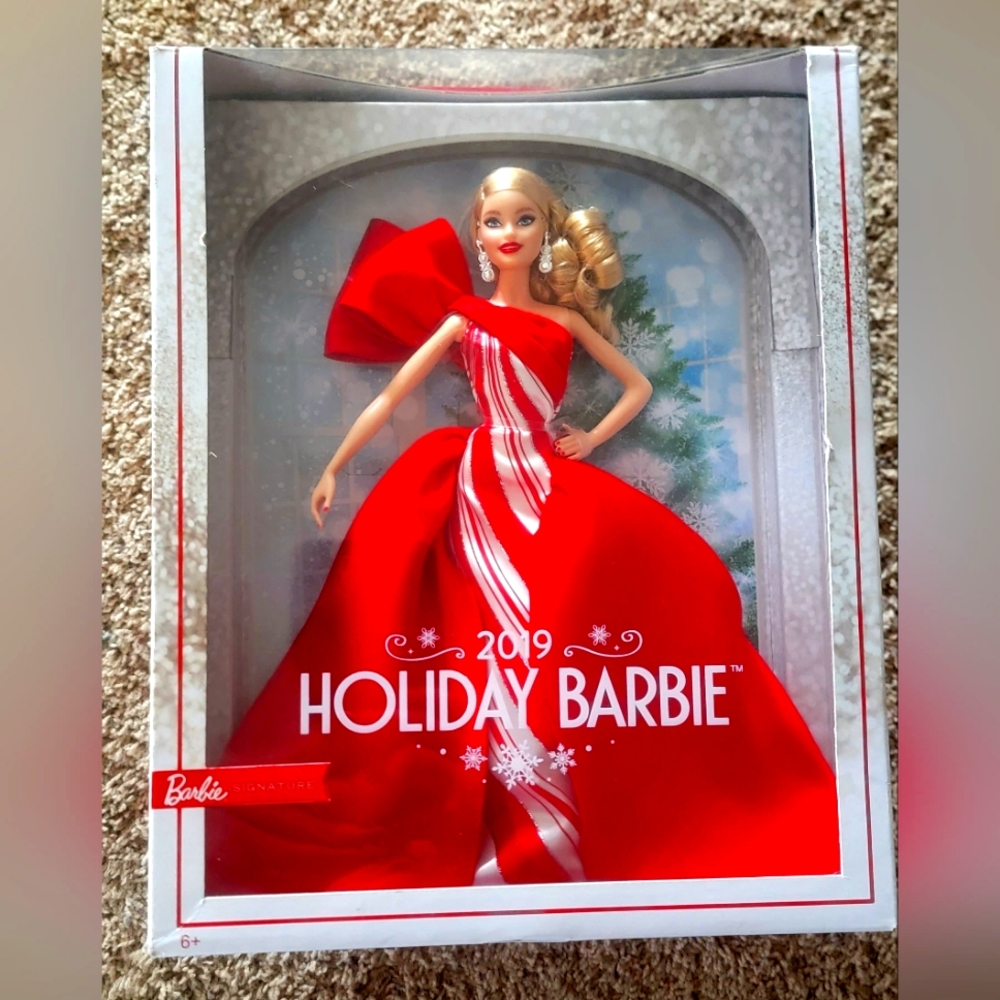 2019 Holiday Barbie signature